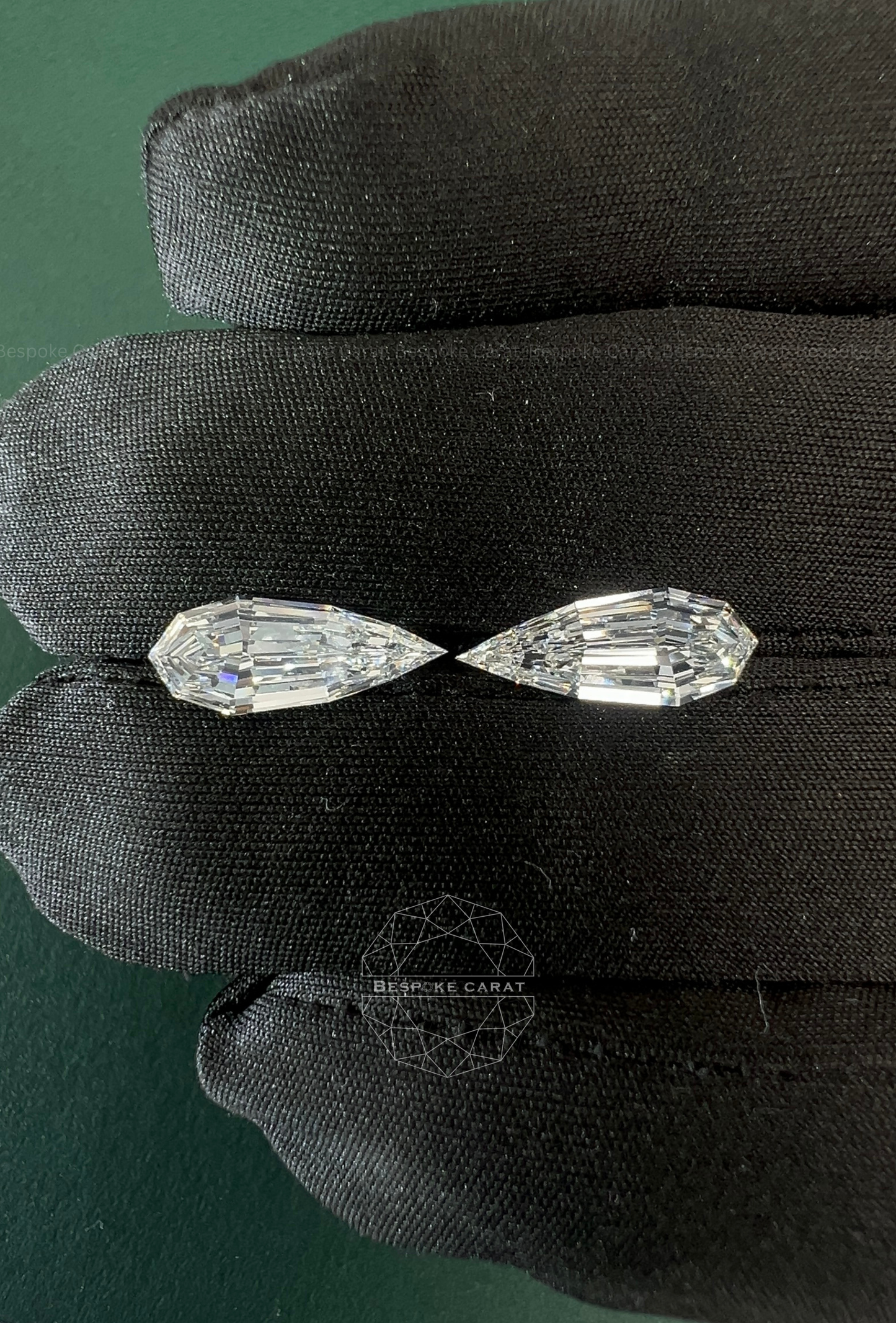 Custom Order for Priyanka – Step Cut Pear Diamond Earrings – 3 TCW – 18K Gold – 2nd Installment (Copy)