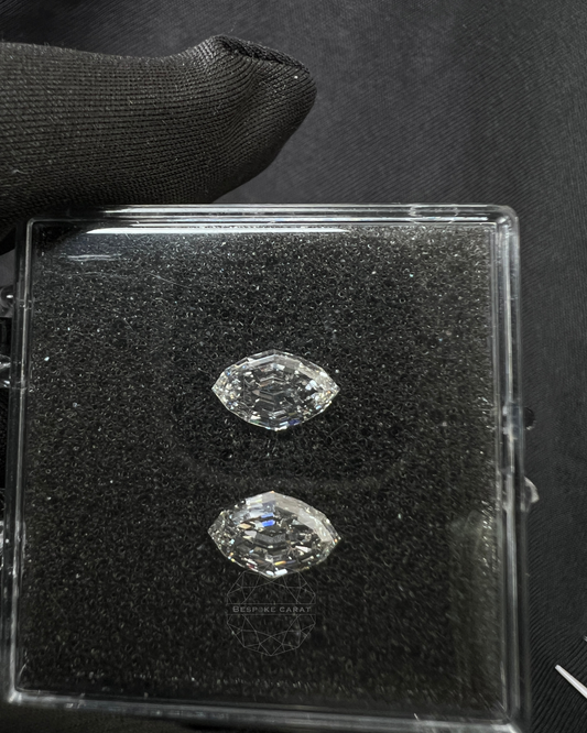 Marquise Step Cut Lab Grown Diamond Pair
