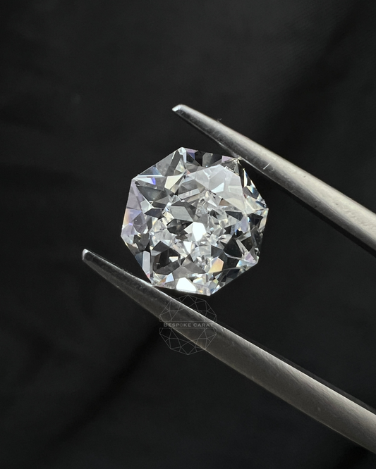Octagon Cut Lab Grown Diamond