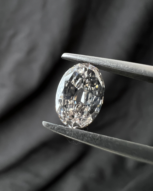 Oval Old Mine Cut Lab Grown Diamond