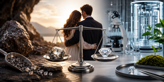 Lab Grown Diamonds vs Natural Diamonds: What Modern Couples Should Know  &nbsp;