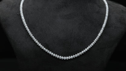 Round Diamond Strands Necklace | 37CT Lab Grown Diamond Strand | Center Drilled Diamond Necklace