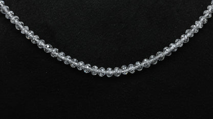 Round Diamond Strands Necklace | 37CT Lab Grown Diamond Strand | Center Drilled Diamond Necklace