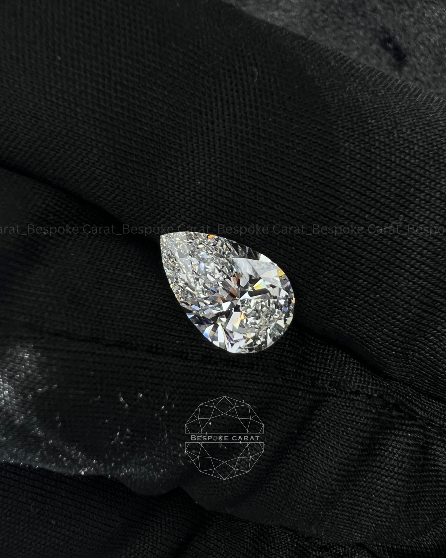 Pear Cut Lab Grown Diamond IGI Certified