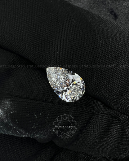 Pear Cut Lab Grown Diamond IGI Certified