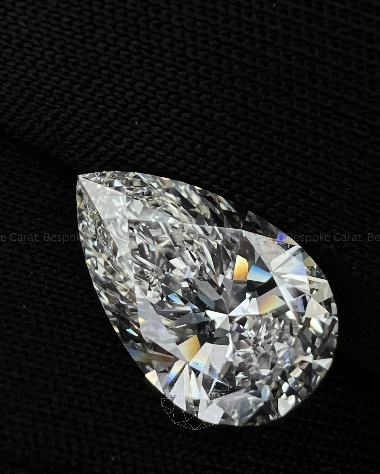 Pear Cut Lab Grown Diamond IGI Certified