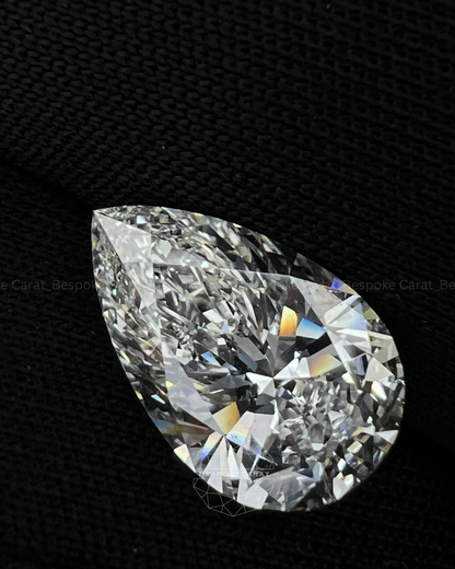 Pear Cut Lab Grown Diamond IGI Certified