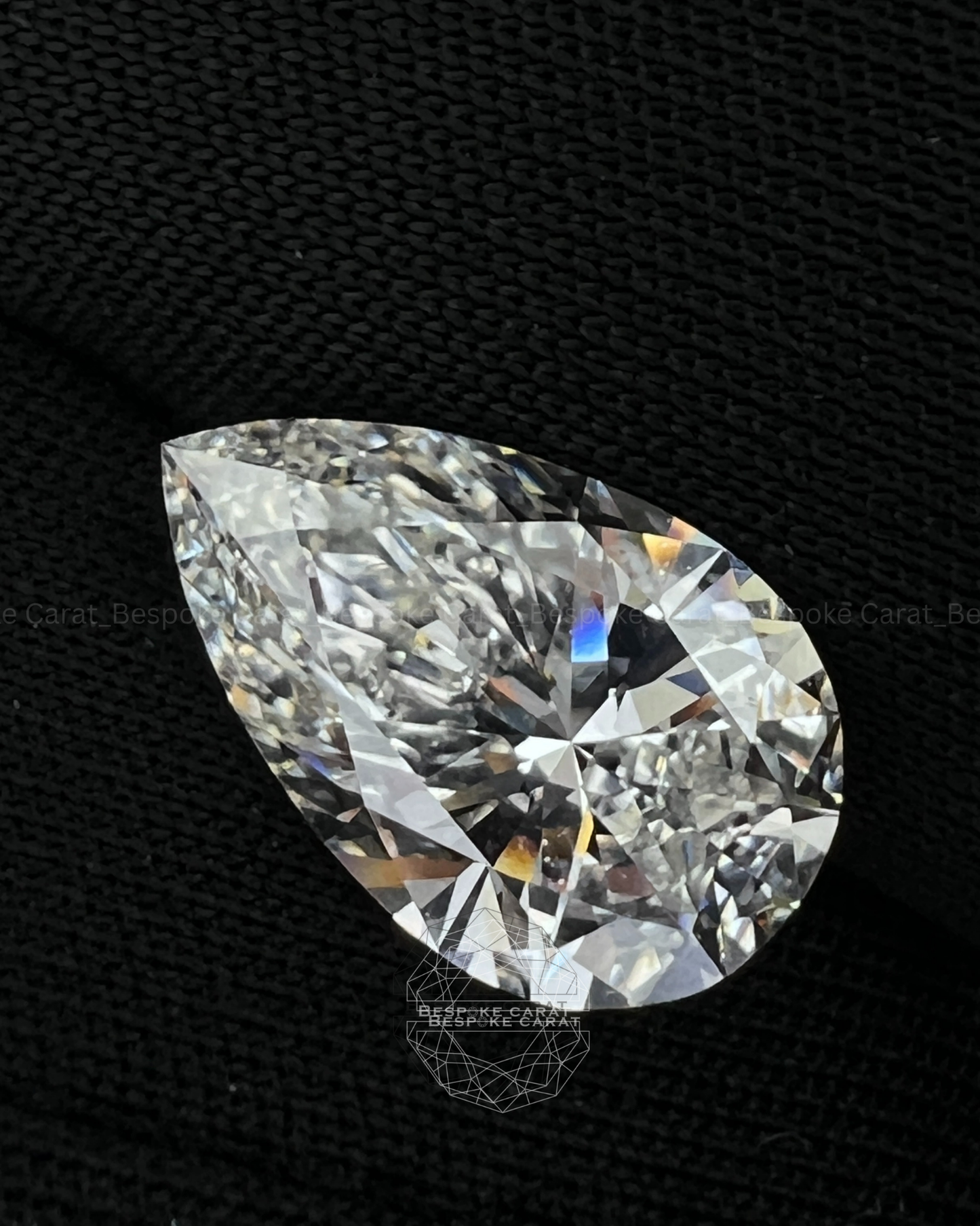 Pear Cut Lab Grown Diamond IGI Certified