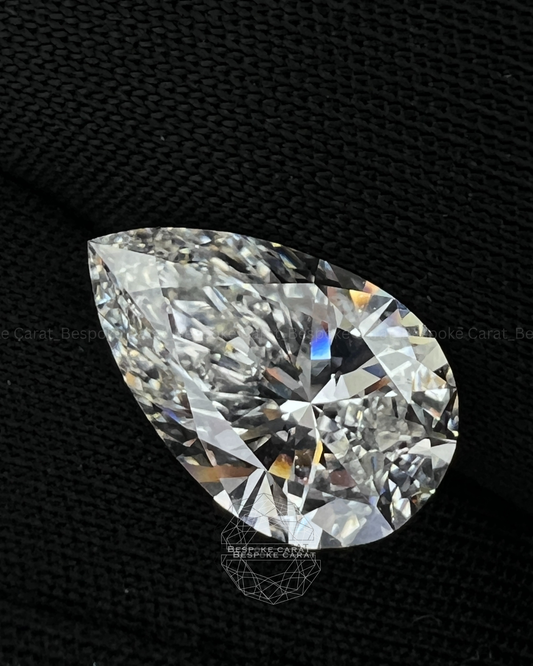 Pear Cut Lab Grown Diamond IGI Certified
