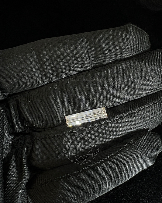 Elongated Baguette Cut Lab Grown Diamond