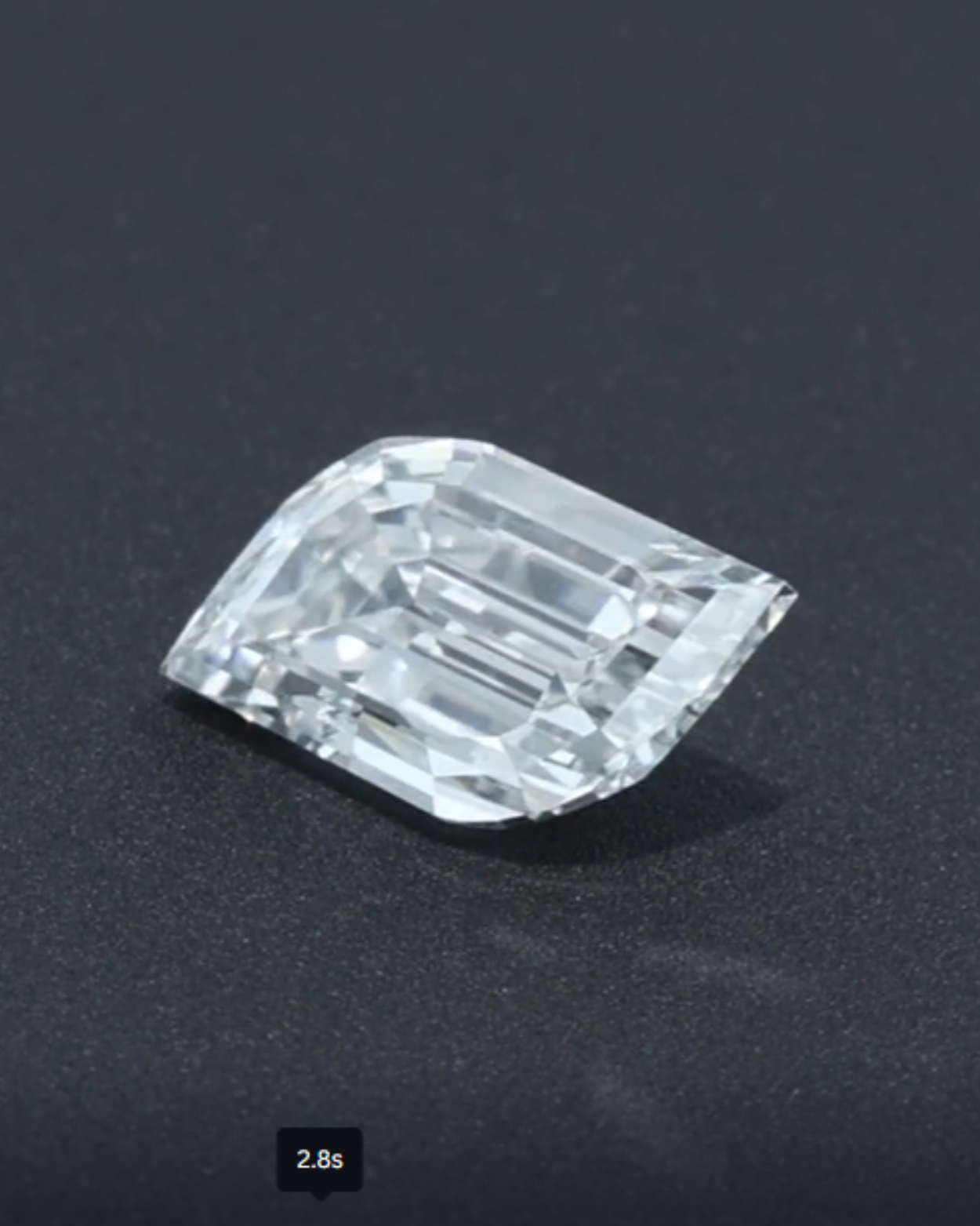 Flame Cut Lab Grown Diamond