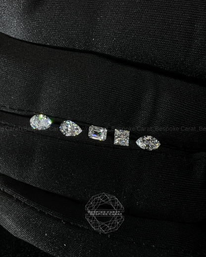 Multi Shape Lab Grown Diamond Layout for Pendant