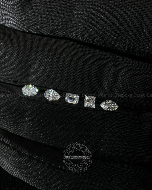 Multi Shape Lab Grown Diamond Layout for Pendant