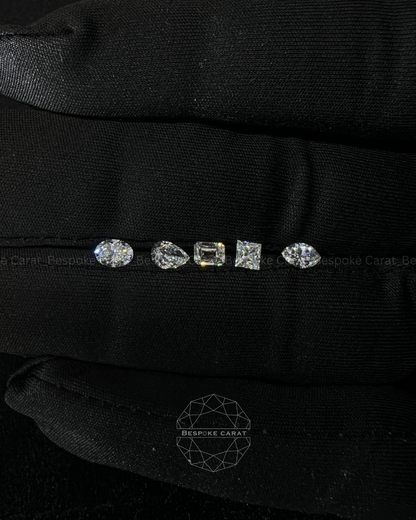 Multi Shape Lab Grown Diamond Layout for Pendant