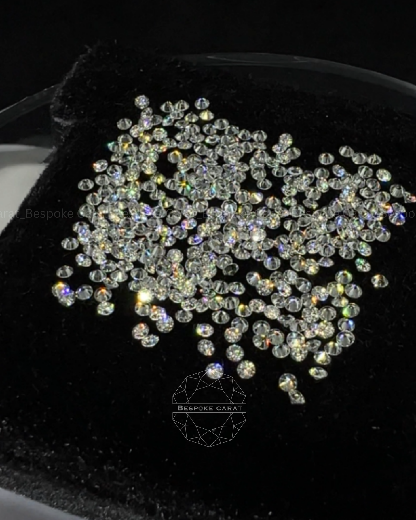 1.5mm Round Loose Lab Grown Diamond Melee Parcels