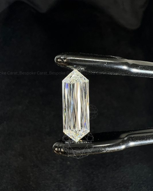 Elongated Hexagon Ashoka Cut Lab Grown Diamond