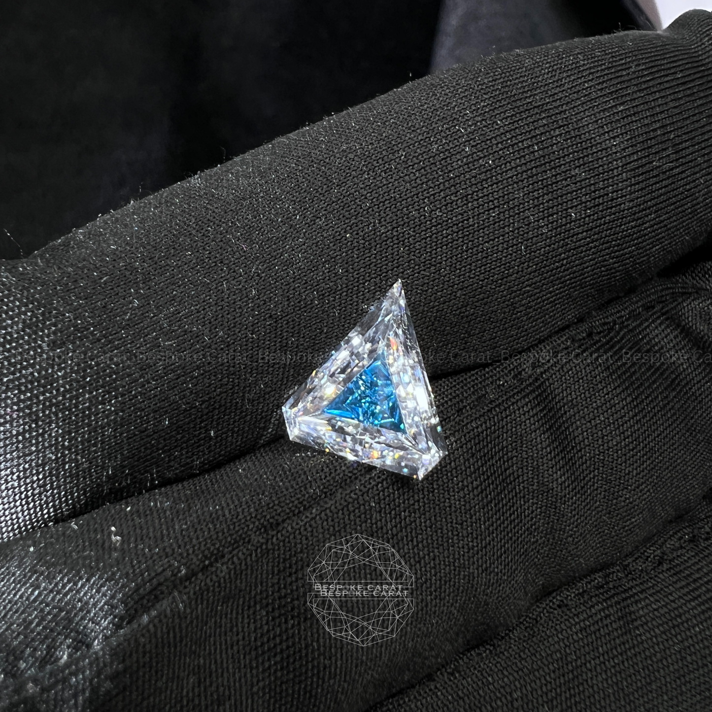 5 Ct Two-Tone Lab Grown Diamond  White & Blue