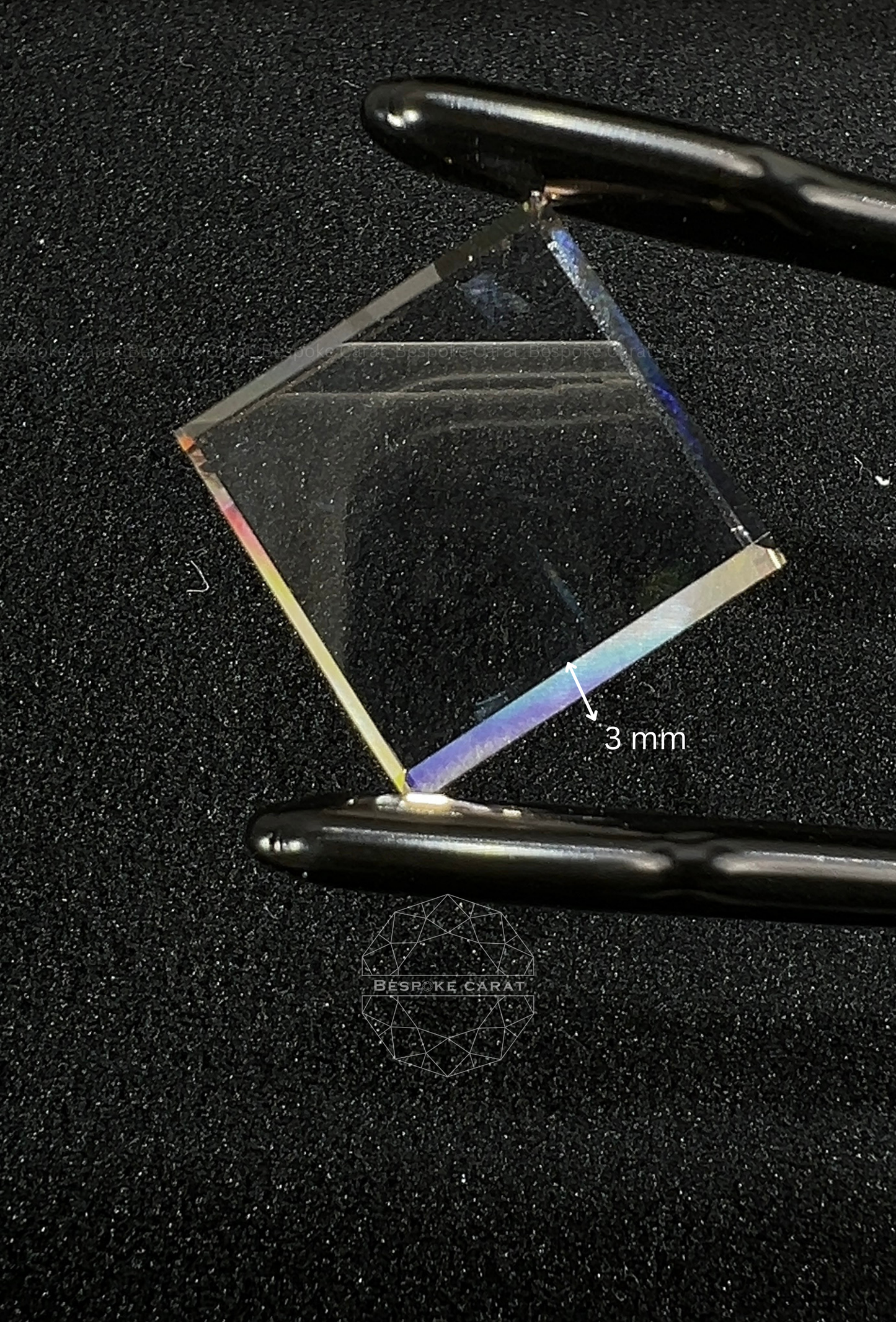 19mm Portrait cut Lab Grown Diamond Frame