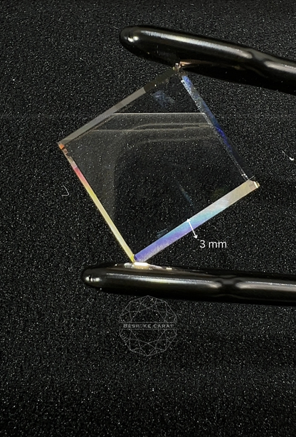 19mm Portrait cut Lab Grown Diamond Frame