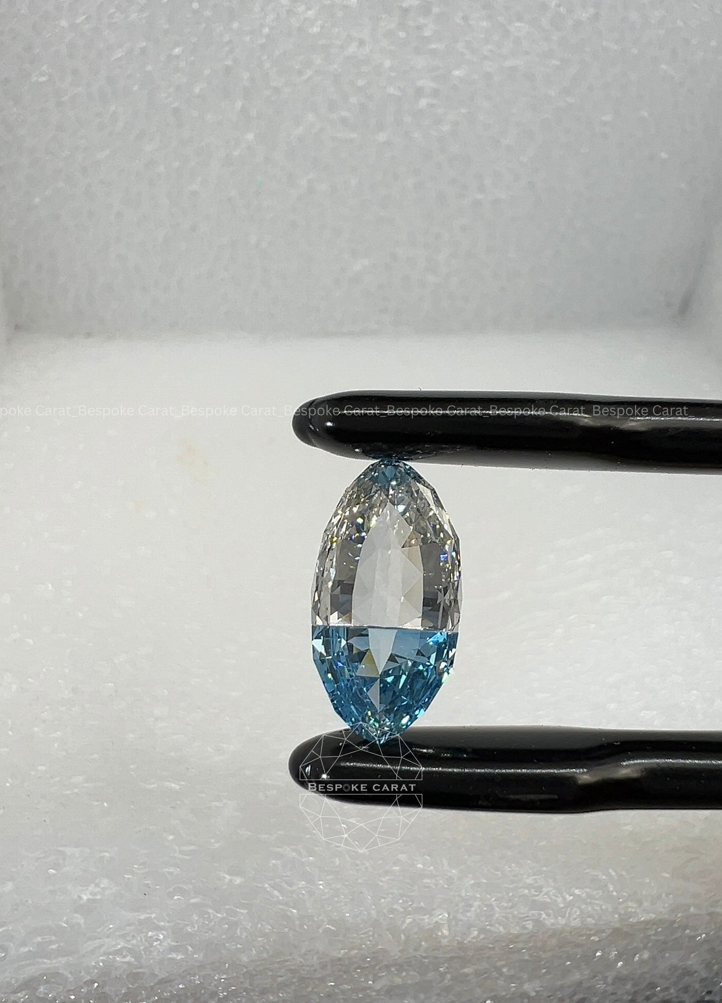 Marquise Modified Two Tone Lab Grown Diamond