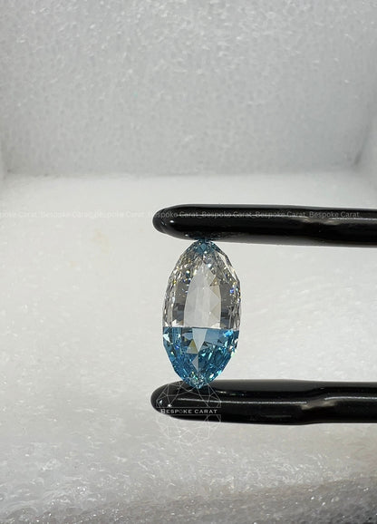 Marquise Modified Two Tone Lab Grown Diamond