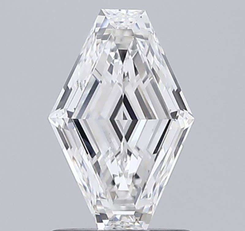 Elongated Hexagon Cut Lab Grown Diamond