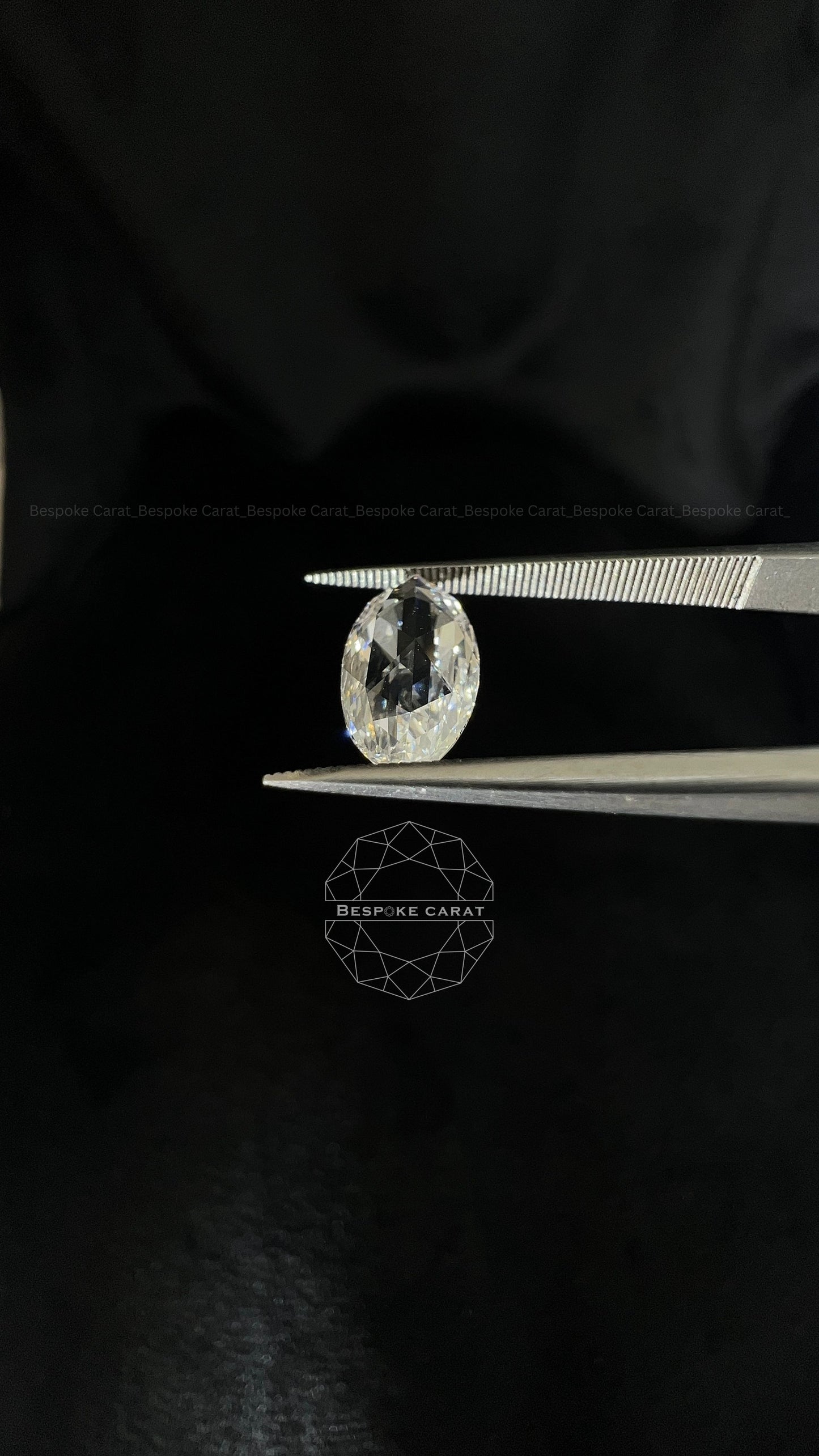 Oval Modified Half Portrait Lab Grown Diamond