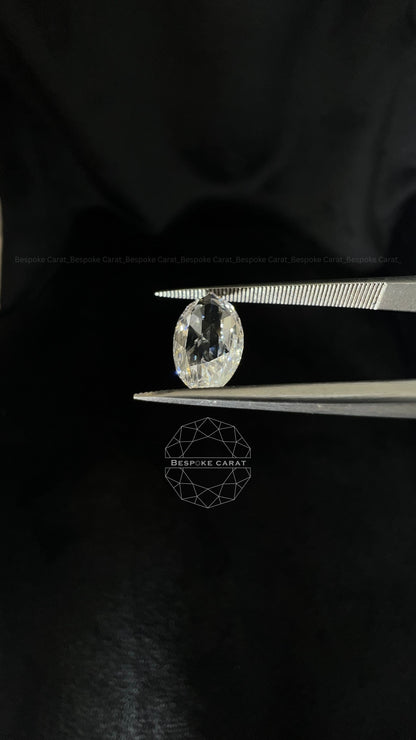 Oval Modified Half Portrait Lab Grown Diamond