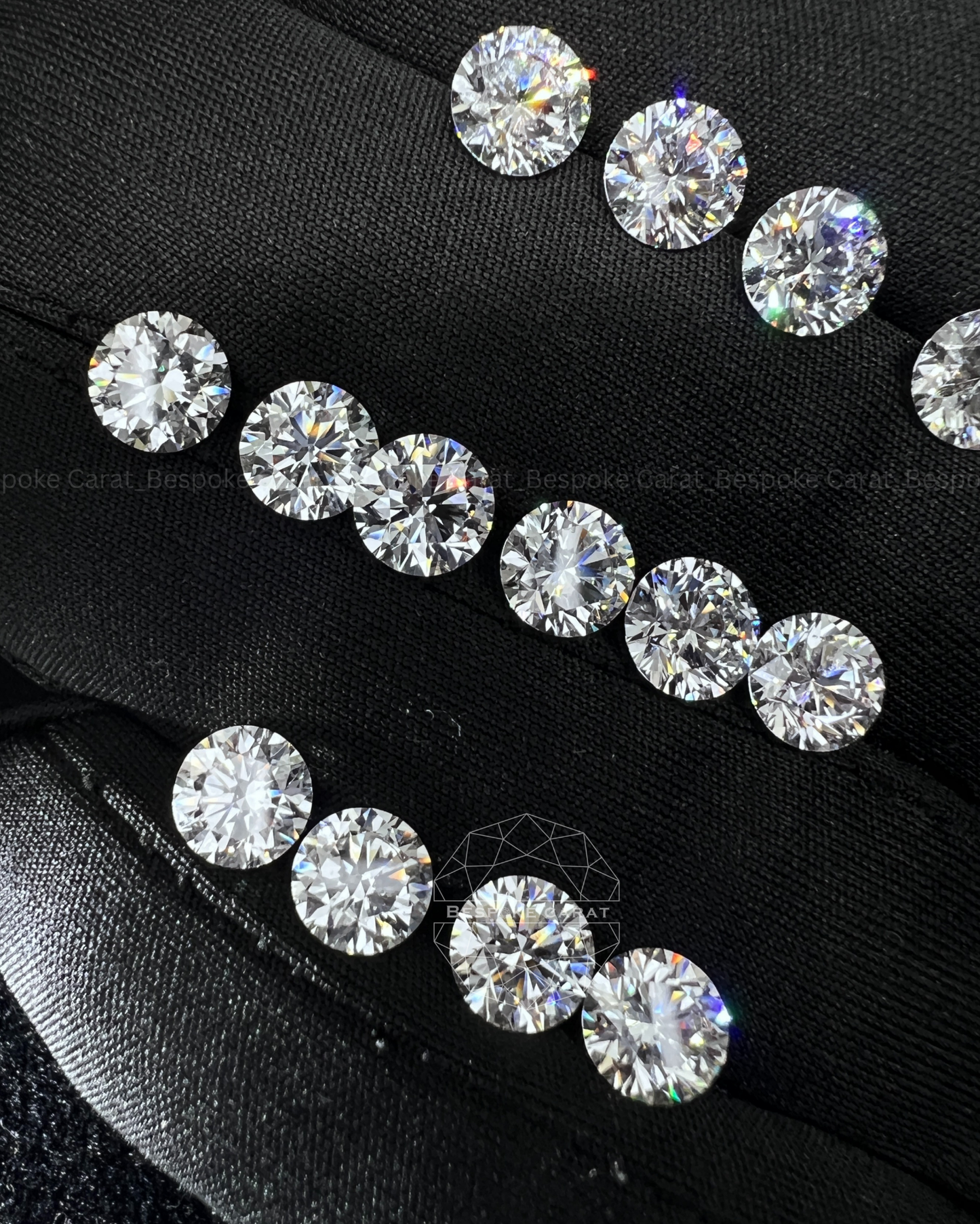 1 CT Round Cut Lab Grown Diamond Parcels