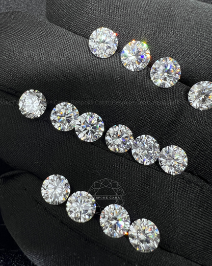 1 CT Round Cut Lab Grown Diamond Parcels