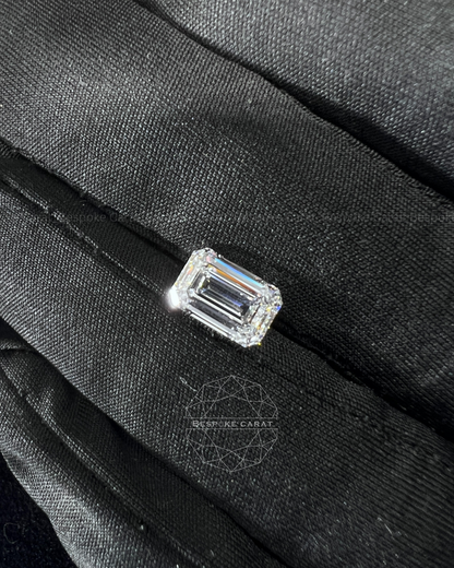 2.5 CT Emerald Cut Lab Grown Diamond IGI Certified