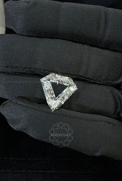 Superman Logo Shape Lab Grown Diamond