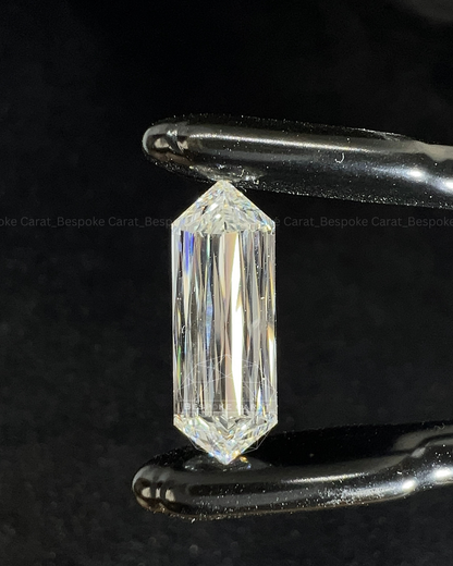 Elongated Hexagon Ashoka Cut Lab Grown Diamond