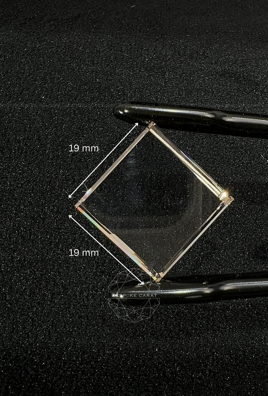 19mm Portrait cut Lab Grown Diamond Frame