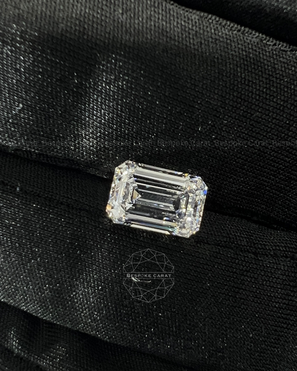 2.5 CT Emerald Cut Lab Grown Diamond IGI Certified