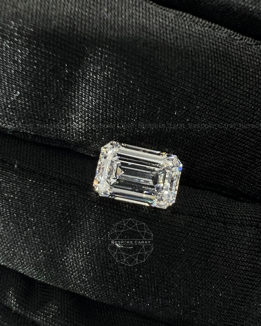 2.5 CT Emerald Cut Lab Grown Diamond IGI Certified