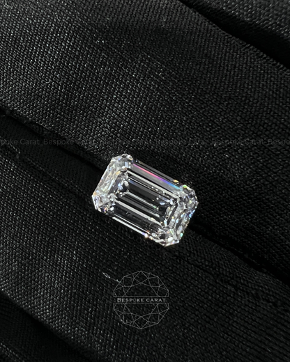 2.5 CT Emerald Cut Lab Grown Diamond IGI Certified