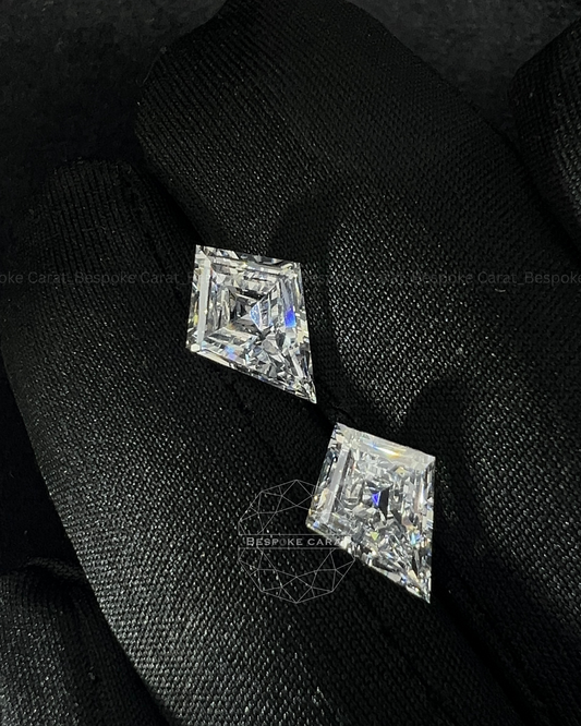 Kite Cut Lab Grown Diamond Pair