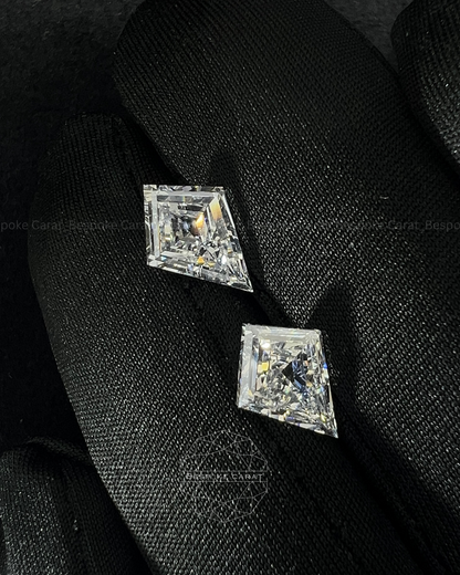 Kite Cut Lab Grown Diamond Pair