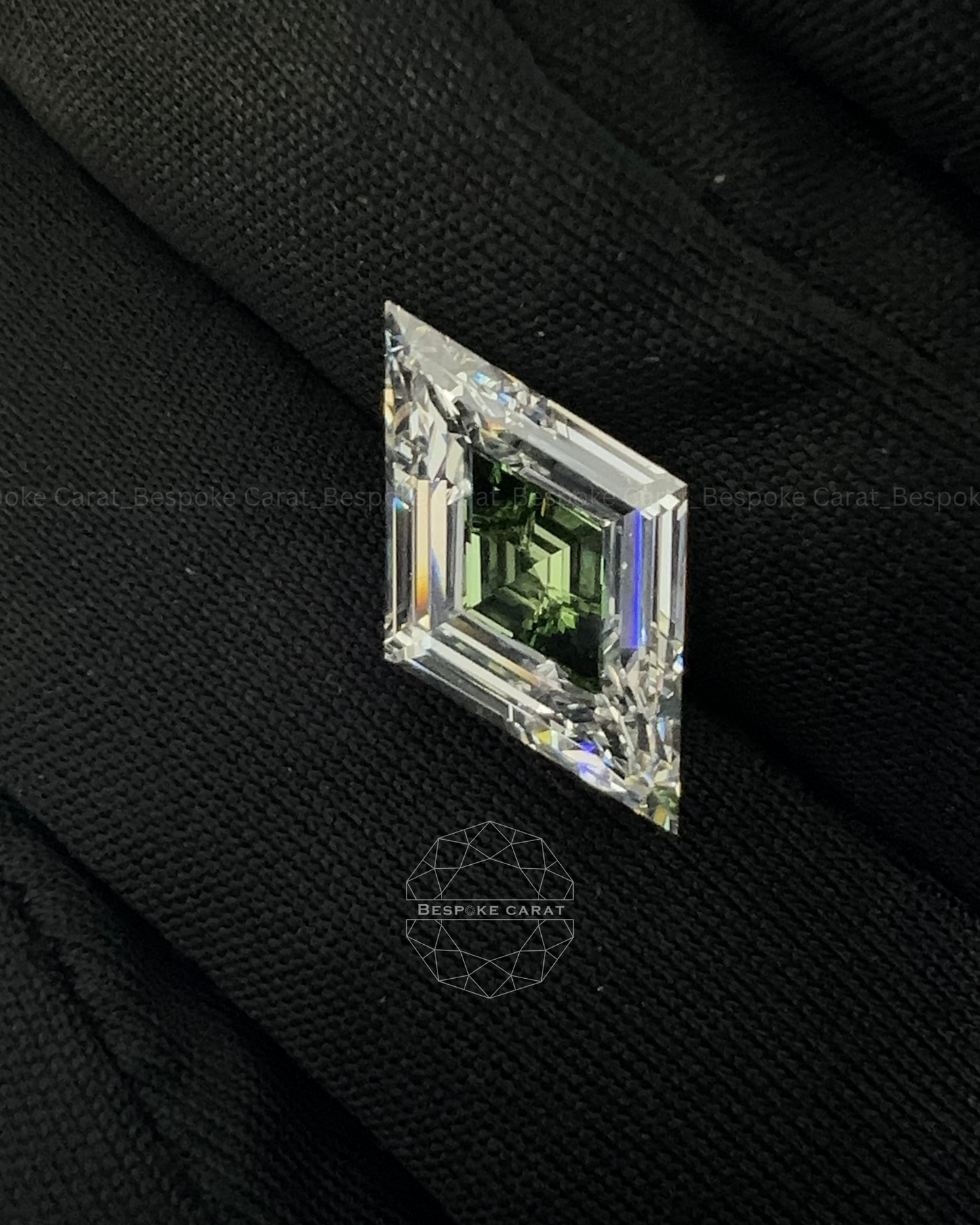 Two Tone Lozenge Shape Lab Grown Diamond
