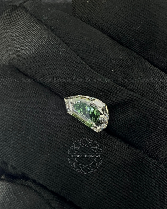 Ear Shape Two Tone Lab Grown Diamond