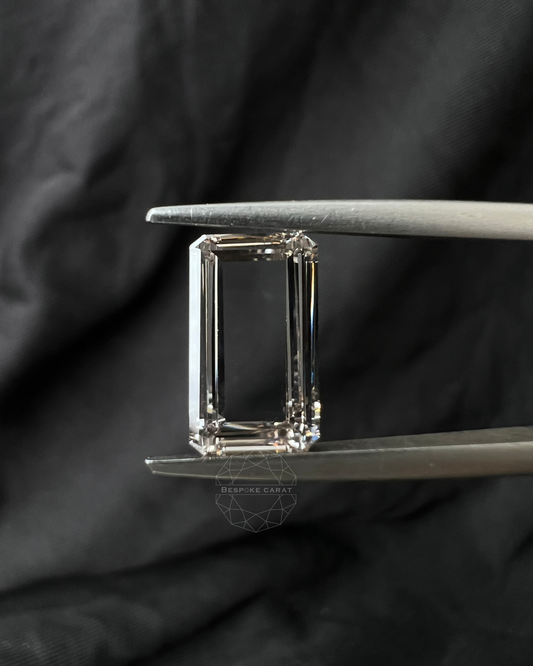 Elongated Portrait Emerald Cut Lab Grown Diamond
