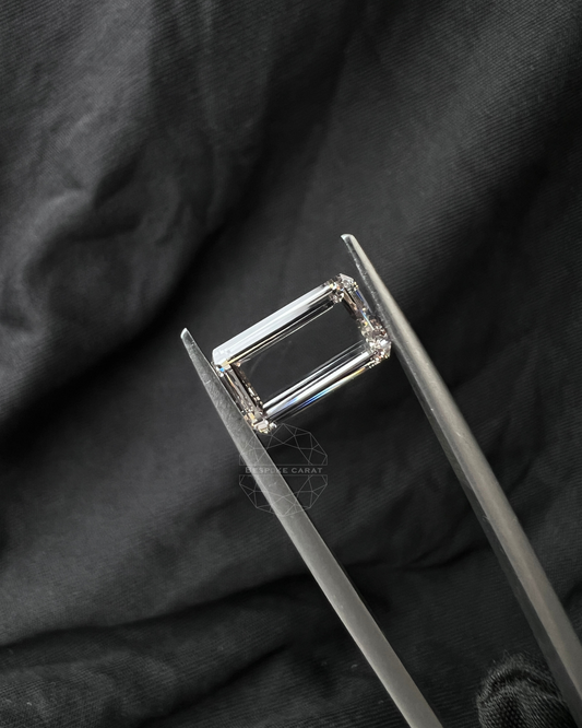 Elongated Portrait Emerald Cut Lab Grown Diamond