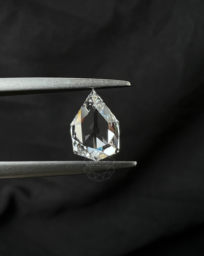 Pear Antique Portrait Cut Lab Grown Diamond