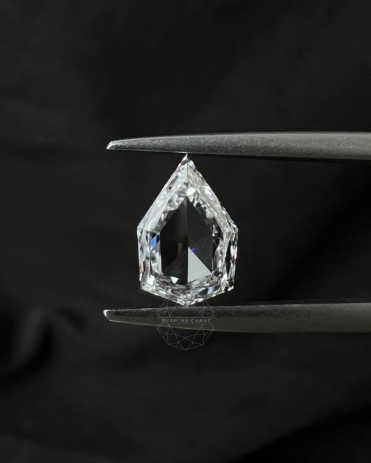 Pear Antique Portrait Cut Lab Grown Diamond