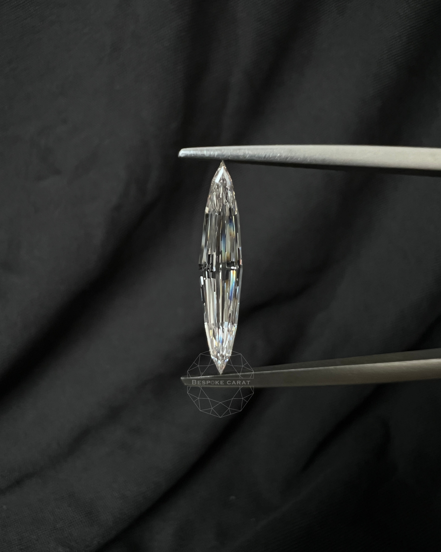 Long Marquise Step Cut Lab Grown Diamond