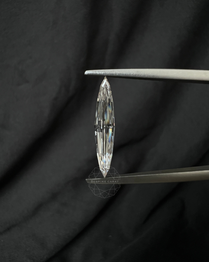Long Marquise Step Cut Lab Grown Diamond