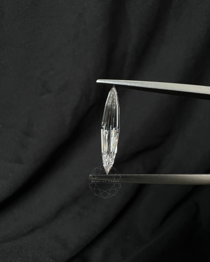 Long Marquise Step Cut Lab Grown Diamond