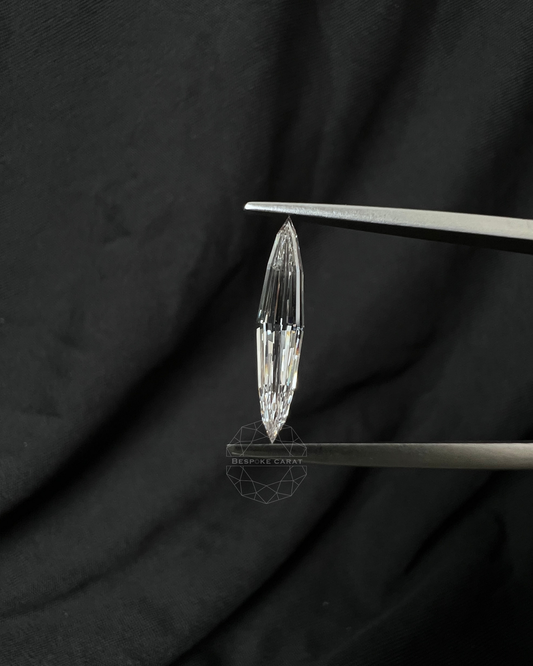 Long Marquise Step Cut Lab Grown Diamond