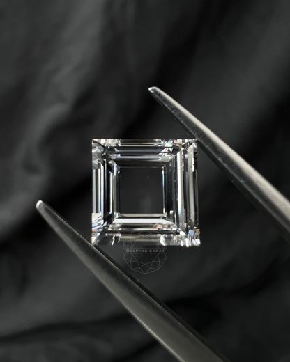 Square Step Cut Portrait cut Lab Grown Diamond